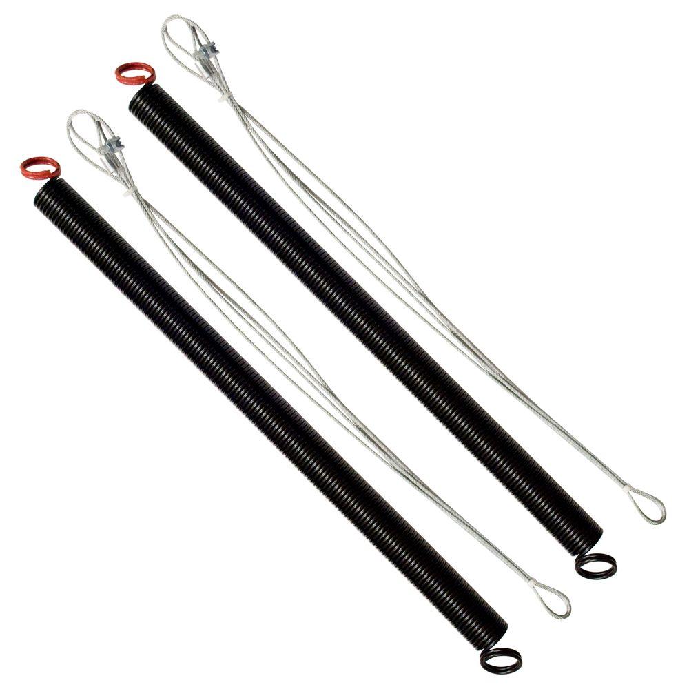 Garage Door Extension Spring 27x48x150 for 8 High Doors 150LB Red Qty 2