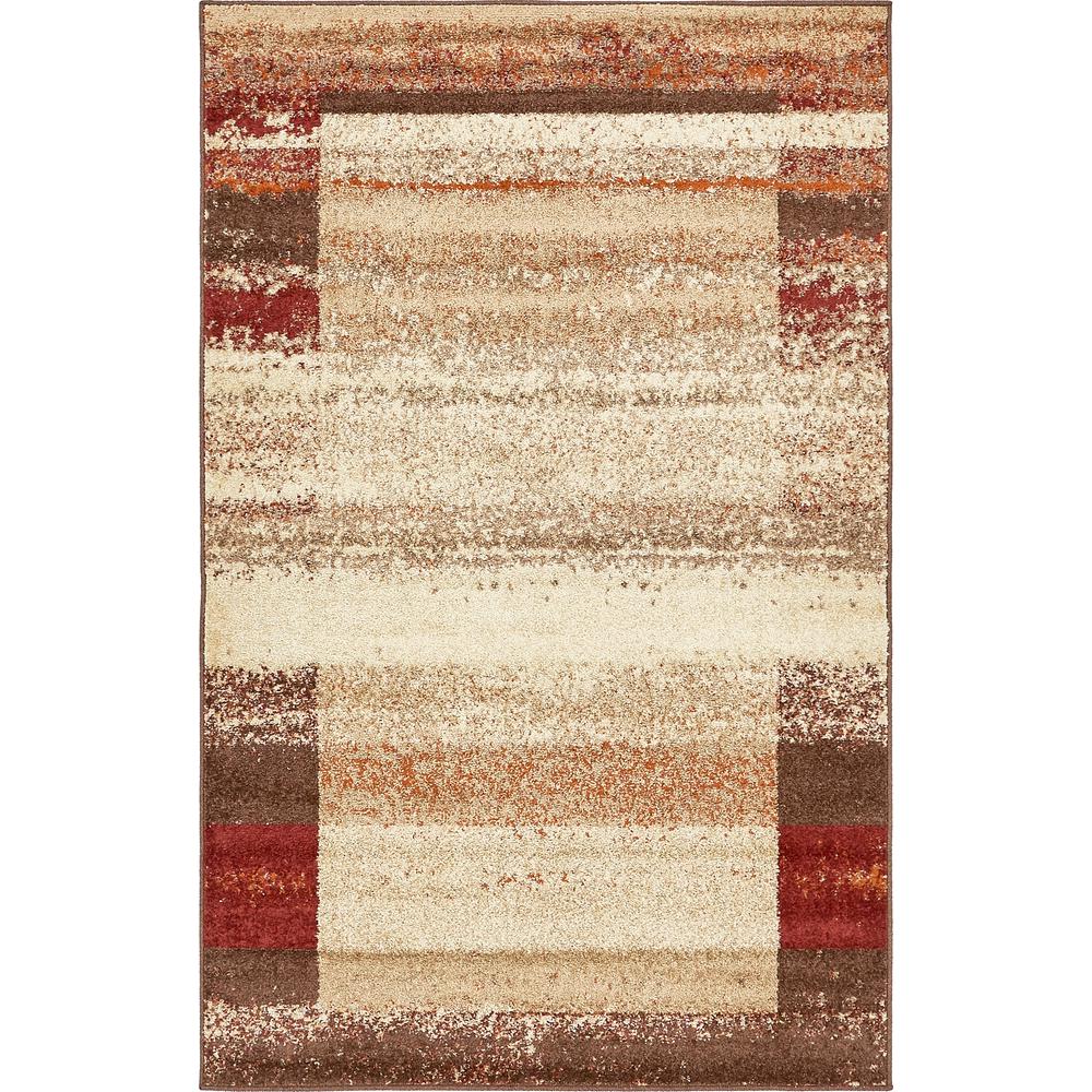 Unique Loom Autumn Maple Beige 5 0 X 8 0 Area Rug 3138158 The Home Depot