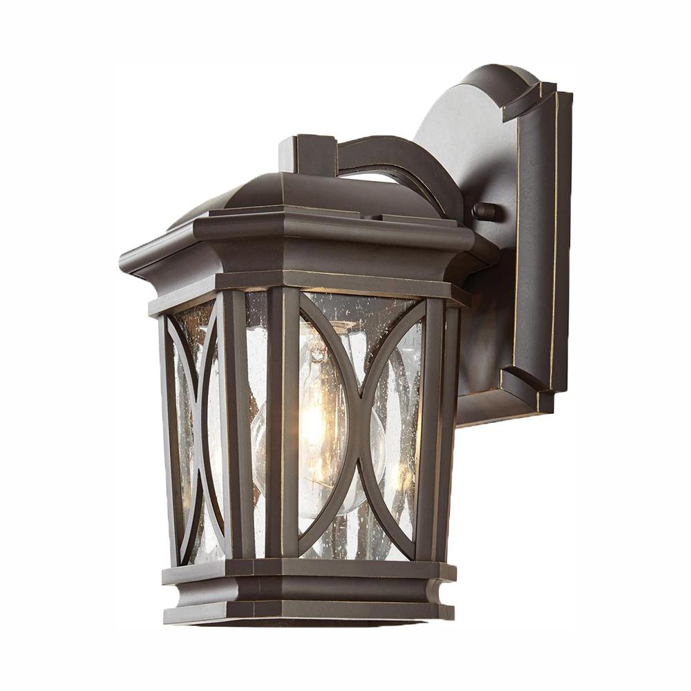 Home Decorators Collection 1 Light Bronze With Brass Highlights