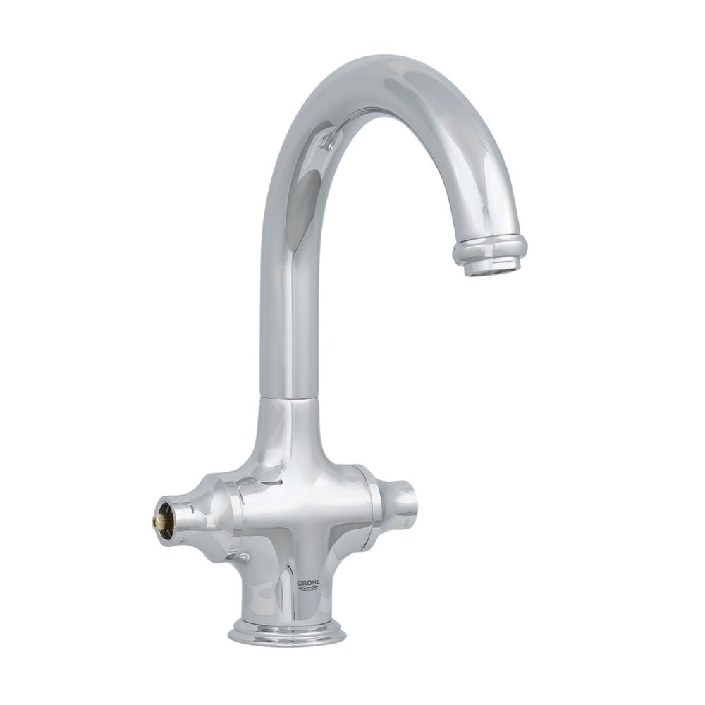 GROHE Bridgeford 2-Handle Bar Faucet in StarLight Chrome