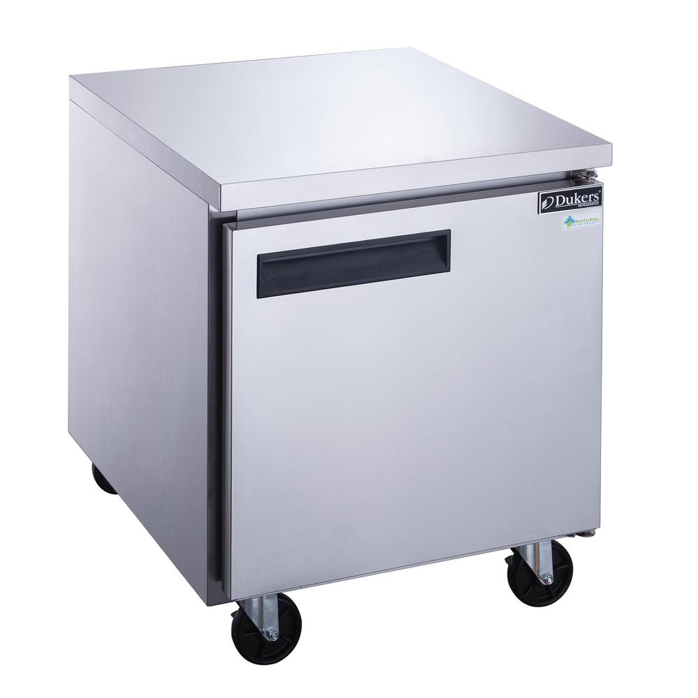 Dukers 29 in. W 7 cu. ft. Single Door Undercounter Commercial