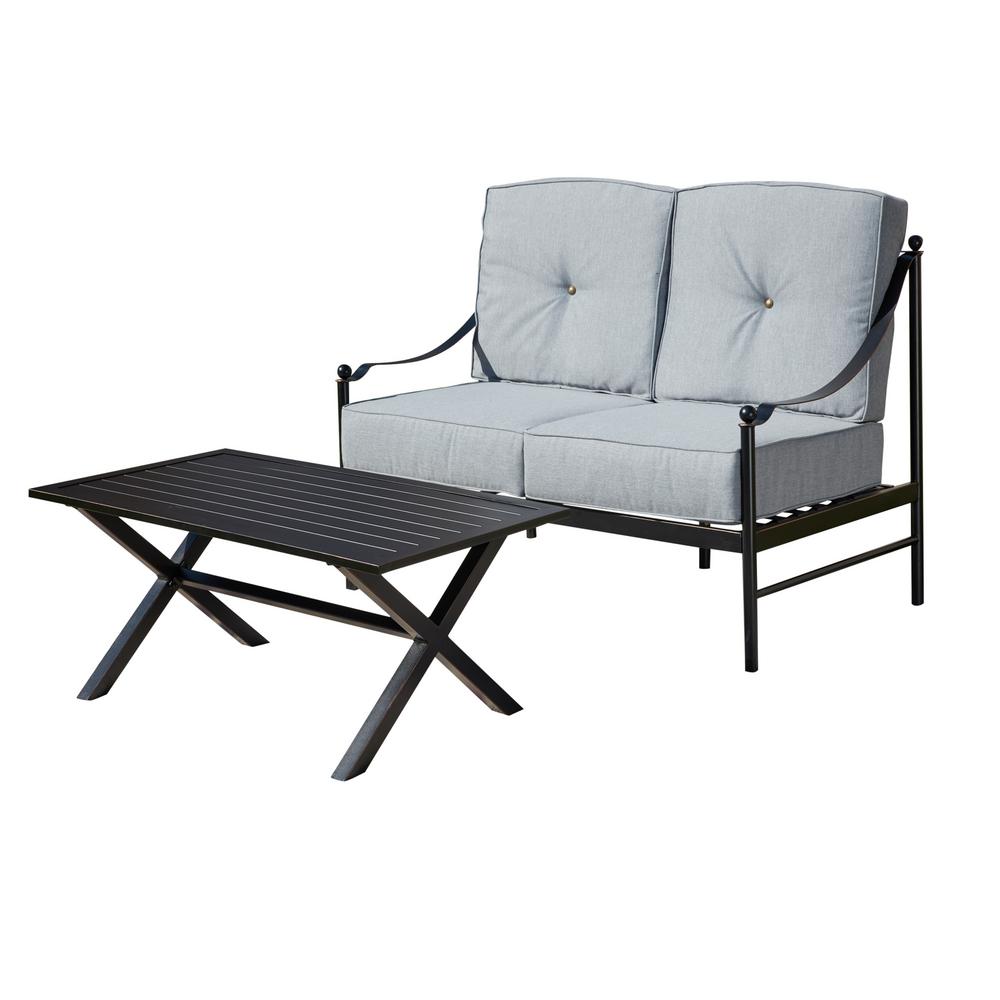 Metal - Outdoor Loveseats - Outdoor Lounge Furniture - The Home Depot