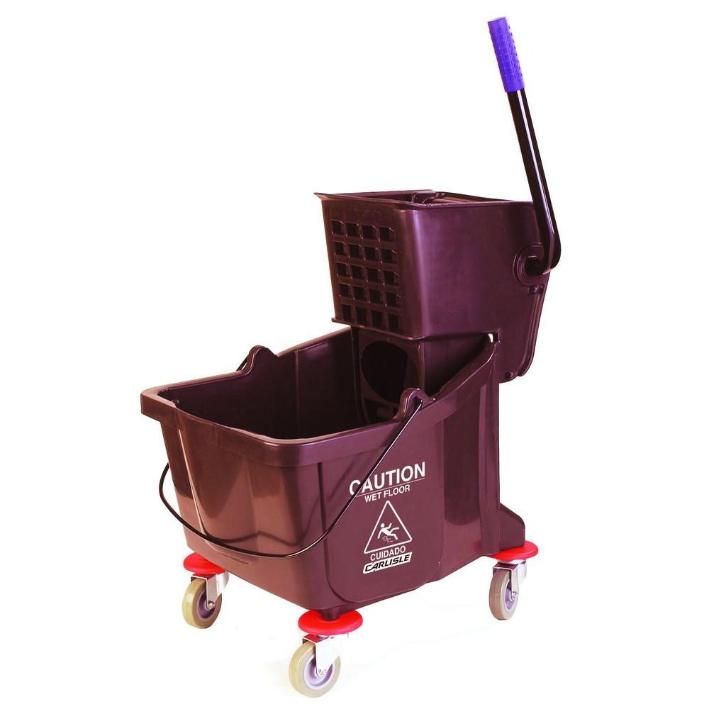 Rubbermaid Commercial Products WaveBrake 8.75 Gal. Plastic Mop Bucket