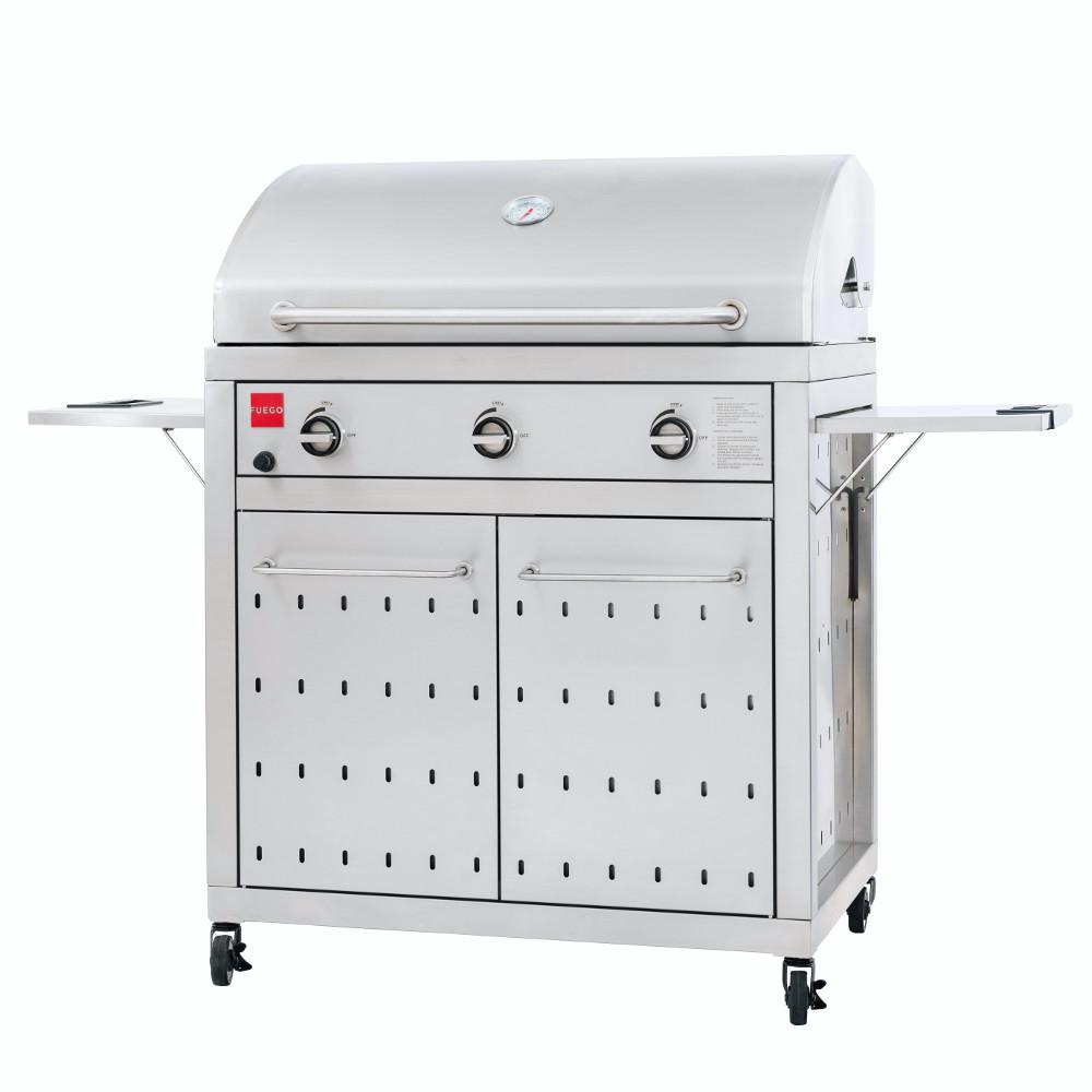Fuego Premium 3Burner Propane Grill in Stainless SteelF36S The Home