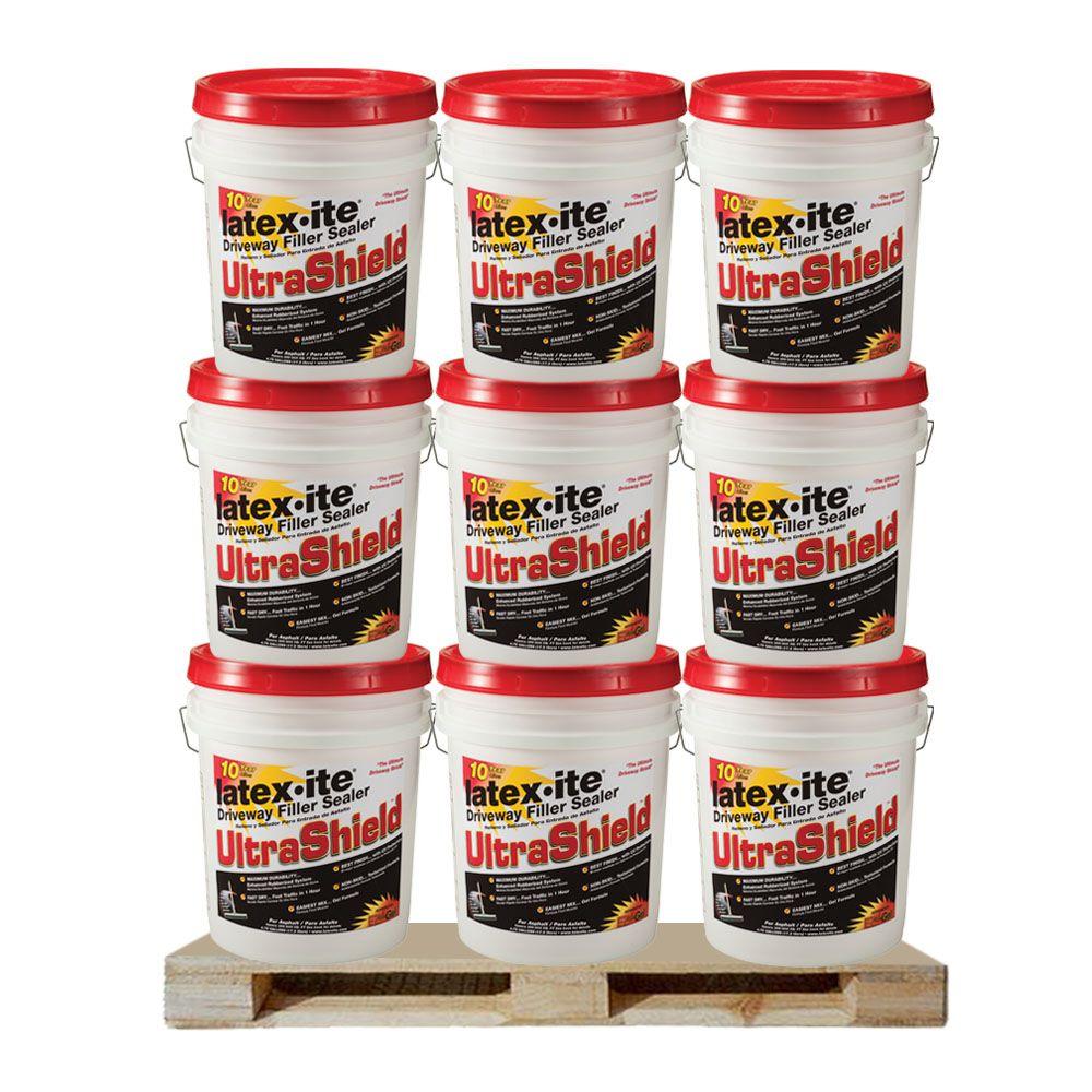 Latexite 4.75 Gal. Optimum Driveway Filler Sealer (36 Pails / Pallet )10852P The Home Depot
