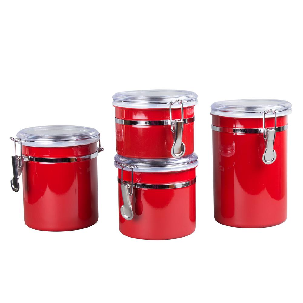 Red Creative Home Kitchen Canisters 50283 64 300 