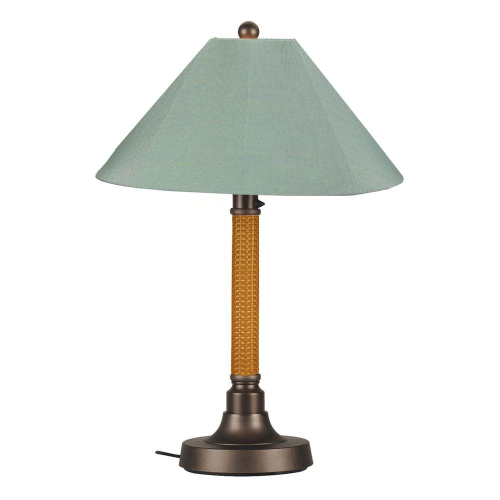 Patio Living Concepts Canyon 34.5 in. Cocoa Outdoor Table Lamp with