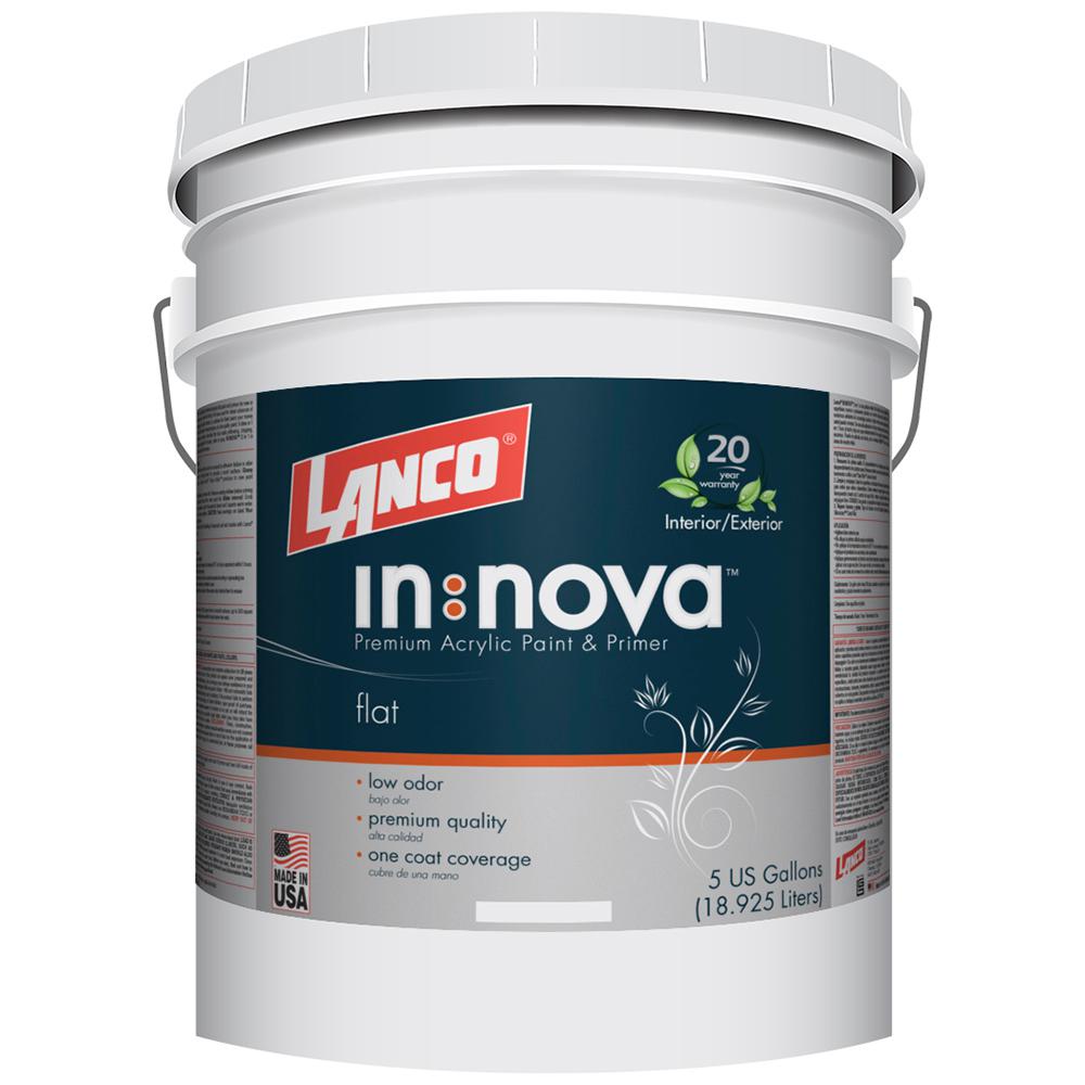 Lanco 5 Gal. Innova 2in1 Paint and Primer White and