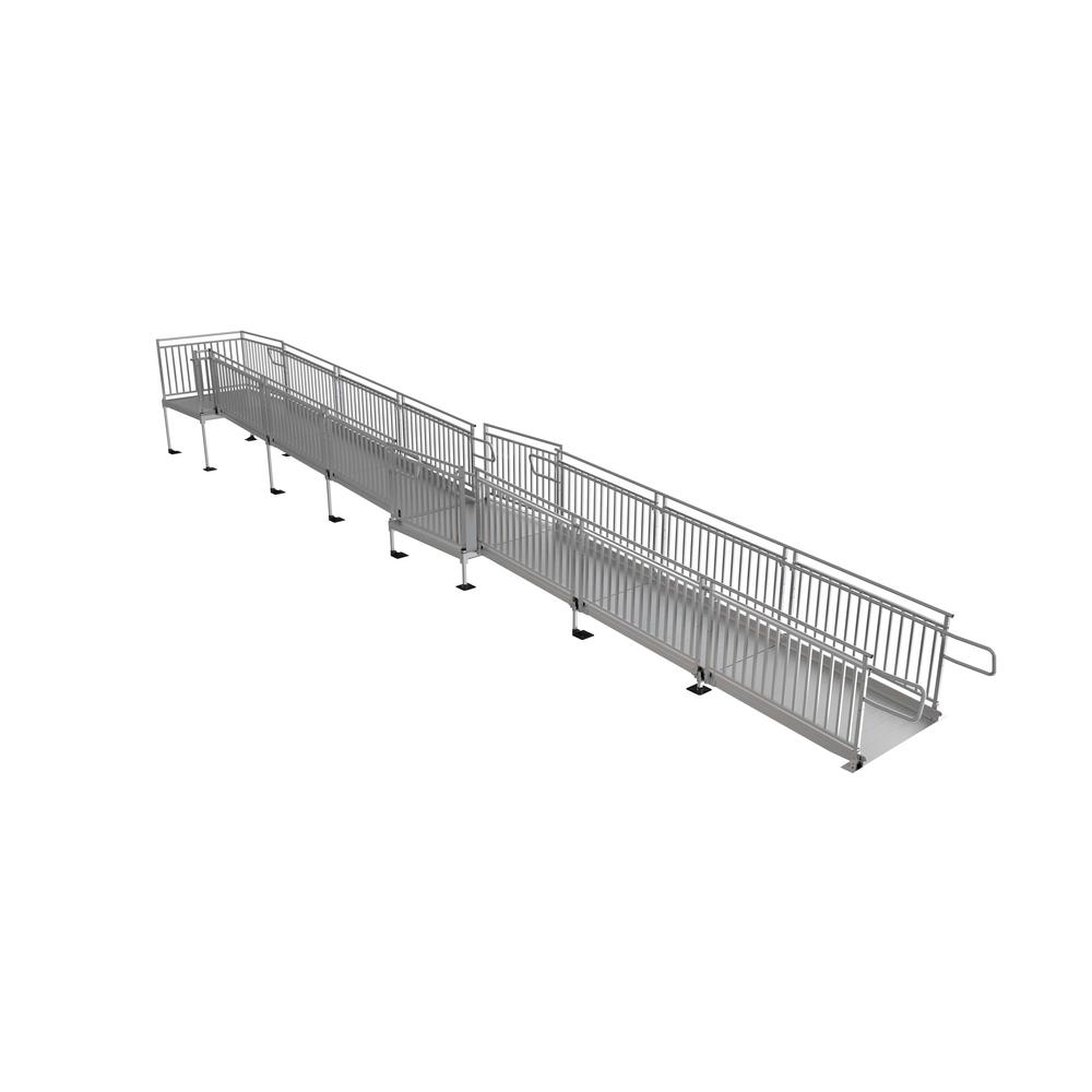 EZ-ACCESS PATHWAY HD 36 ft. Aluminum Code Compliant Modular Wheelchair Ramp System For Sale