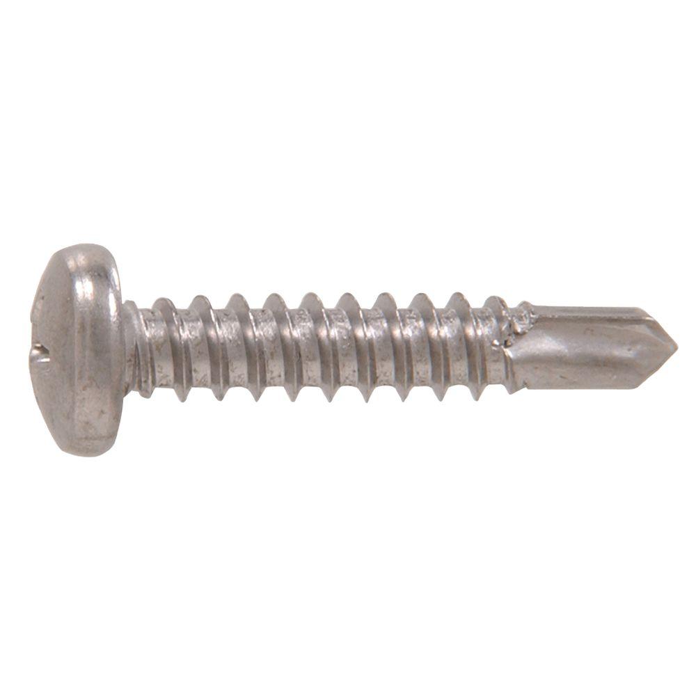 Pan Head #3 Drill Point Small Parts 1440KPP410 1//4-14 Thread Size Plain Finish 1//4-14 Thread Size 2-1//2 Length 2-1//2 Length 410 Stainless Steel Self-Drilling Screw Pack of 10 Phillips Drive Pack of 10