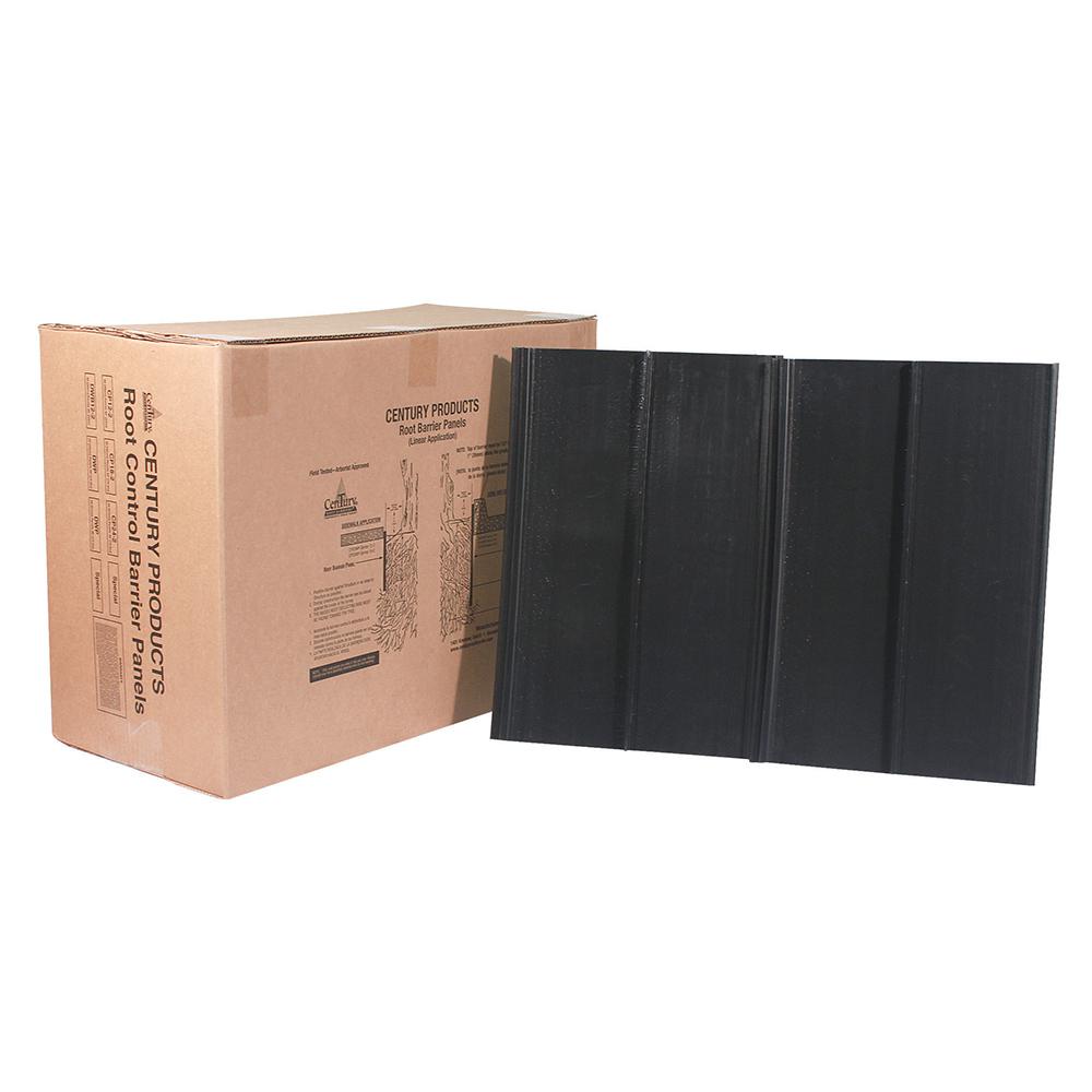 Century Products 1 5 Ft X 2 Polyethelene Root Barrier Panels Polyethelene Root Barrier Panels