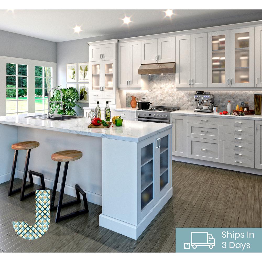 J Collection Shaker Embled 24x34 5x14 In Shallow Base Cabinet J Collection Shaker Embled 24x34
