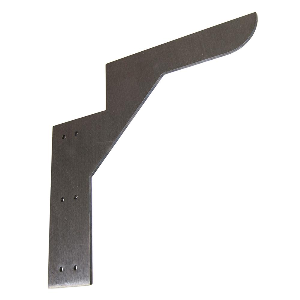 Federal Brace Franklin 10 In Black Steel Hidden Countertop Bracket Black Steel Hidden Countertop Bracket