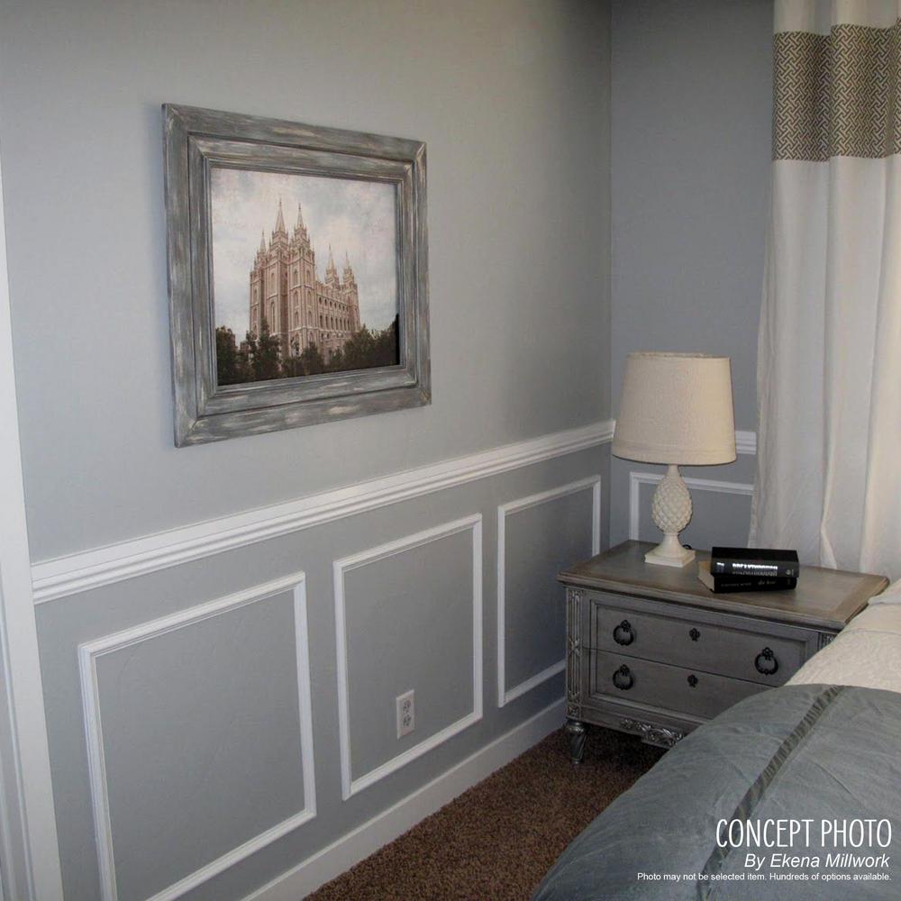 Ekena Millwork 16 In W X 20 In H X 1 2 In P Ashford Molded Classic Wainscot Wall Panel Pnl16x20as 01 The Home Depot