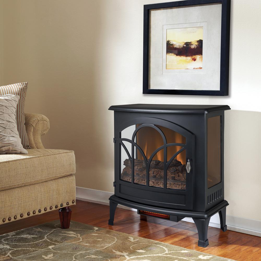 Muskoka 25 In Freestanding Infrared Curved Front Panoramic Stove With Glass Black Est 425t 10 The Home Depot - Electric Glass Fireplace Home Depot Muskoka 25 In Freestanding Infrared Curved Front Panoramic Stove With Glass Black Est 425t 10 The Home Depot - Electric Glass Fireplace Home Depot