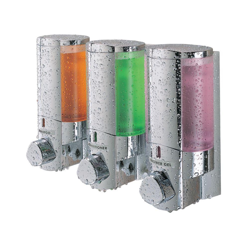 Better Living Aviva Iii Chamber Dispenser In Chrome 76345 The Home Depot