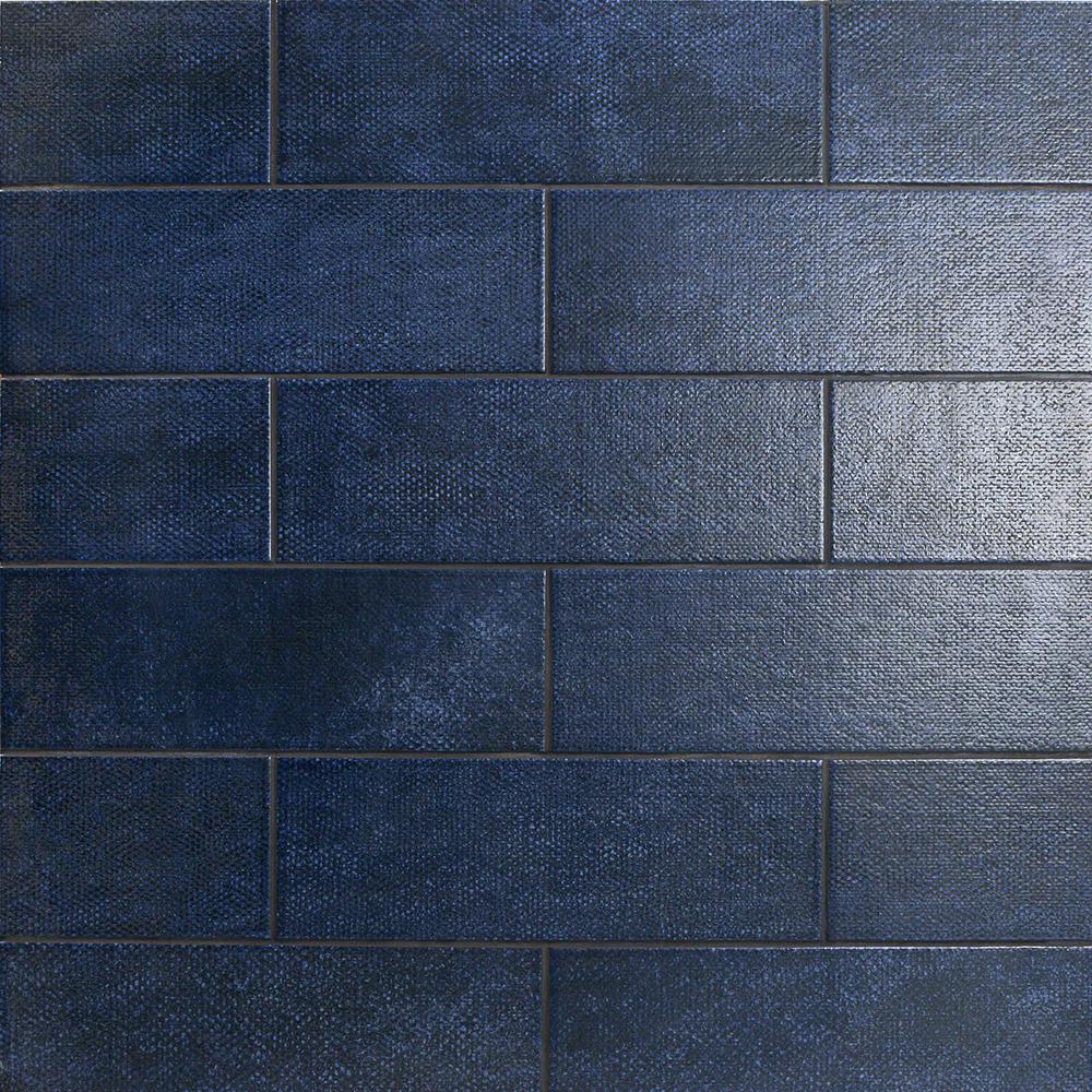 Ivy Hill Tile Piston Camp Blue 4 in. x 12 in. 7mm Matte Ceramic Subway Wall Tile (34-piece 10.97 sq. ft. / box)