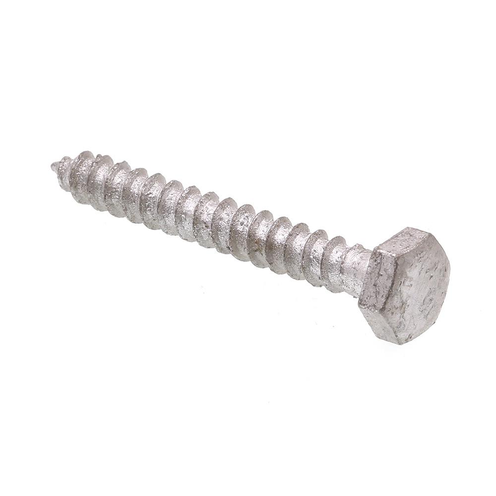 Qty-100 Hex Lag Screw Hot Dipped Galvanized Screws 1//4/"-10 x 6/"