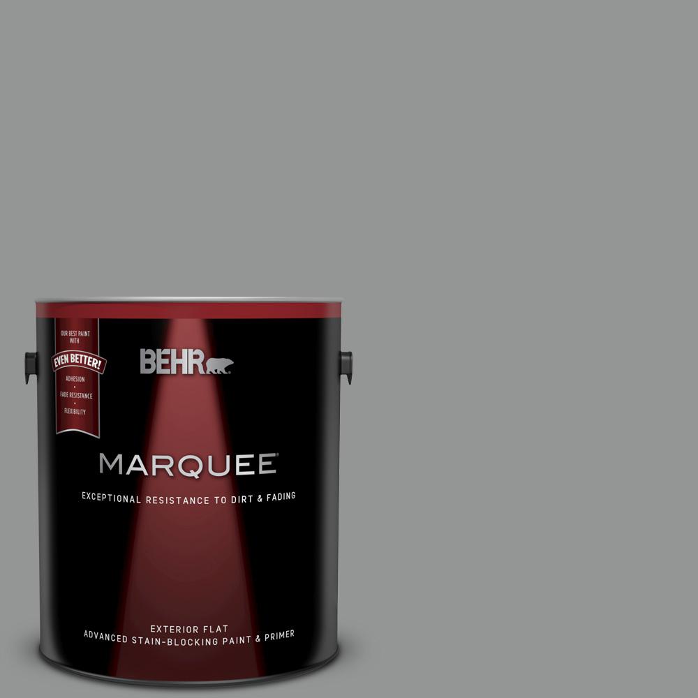 BEHR MARQUEE 1 gal. PPU2419 Shark Fin Matte Exterior Paint and Primer