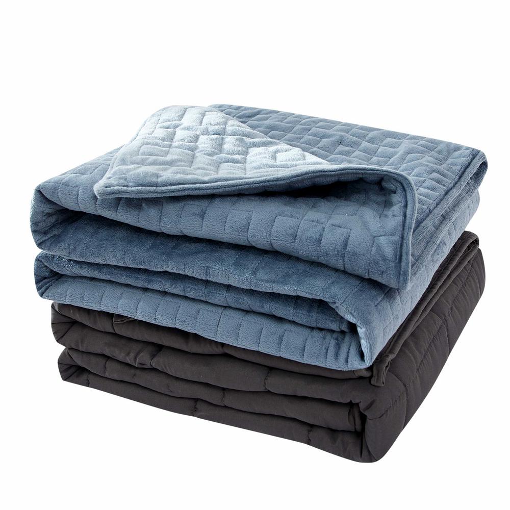 Sutton Home Fashions 20 Lbs Microfiber Weighted Blanket With