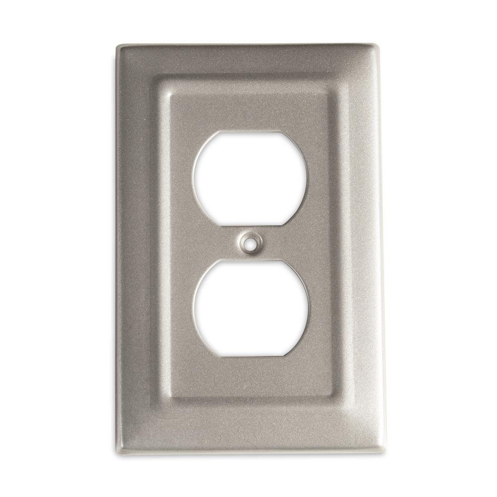 Monarch Abode Architectural Metal Single Duplex Wall Plate Switch Plate 