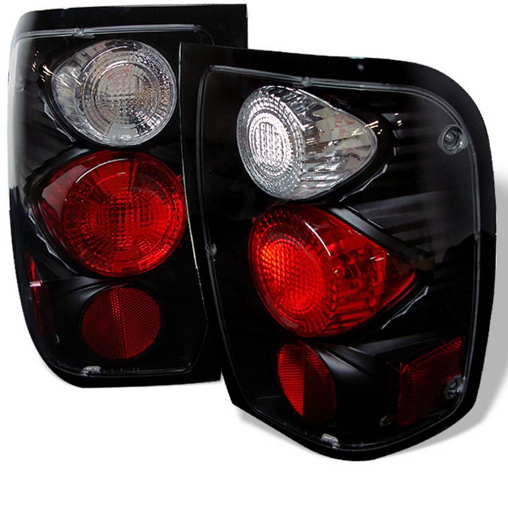 spyder auto ford ranger 98 00 euro style tail lights black 5003805 the home depot spyder auto ford ranger 98 00 euro style tail lights black