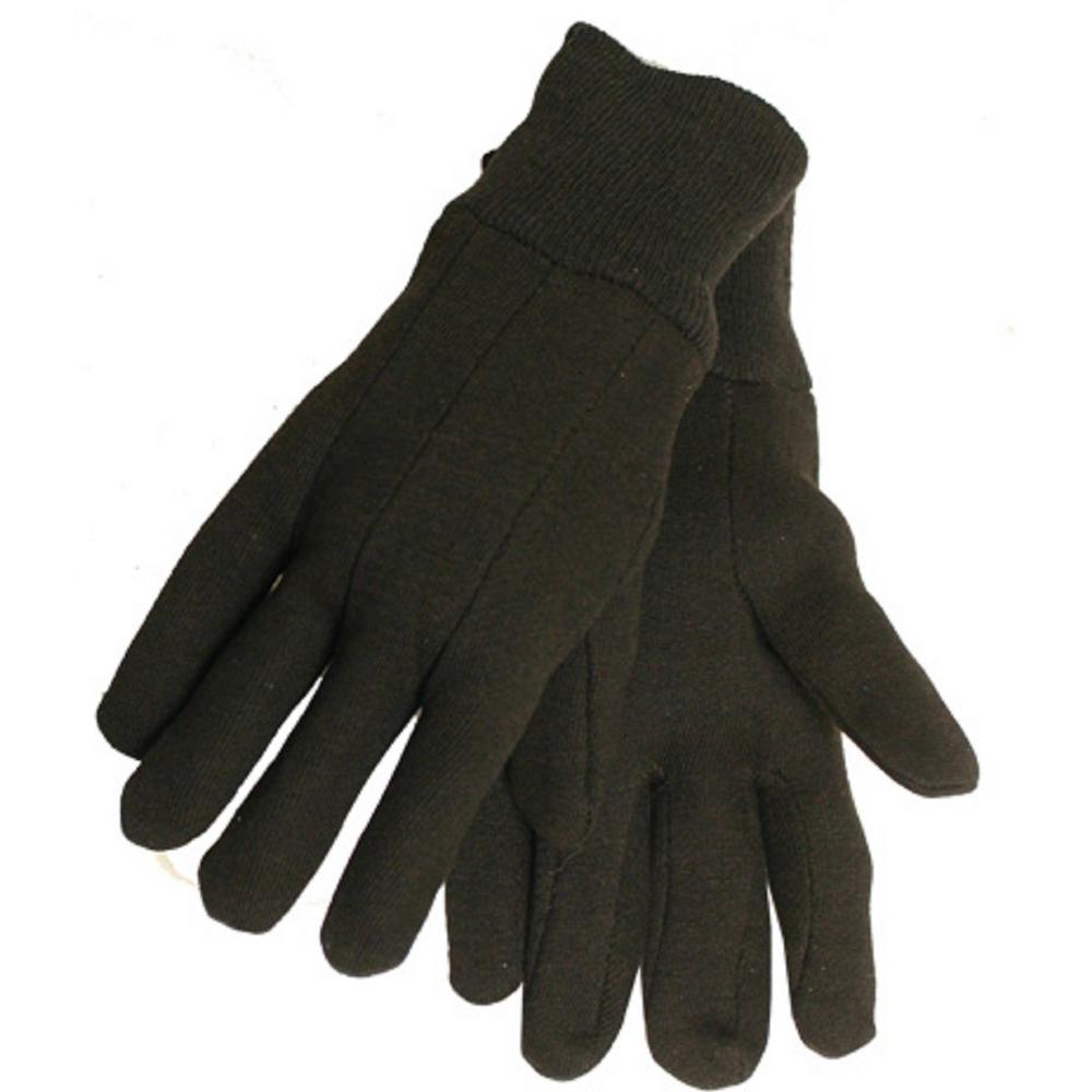 Midwest Quality Gloves Men's Brown Jersey Gloves (6Pack)7792P06L00