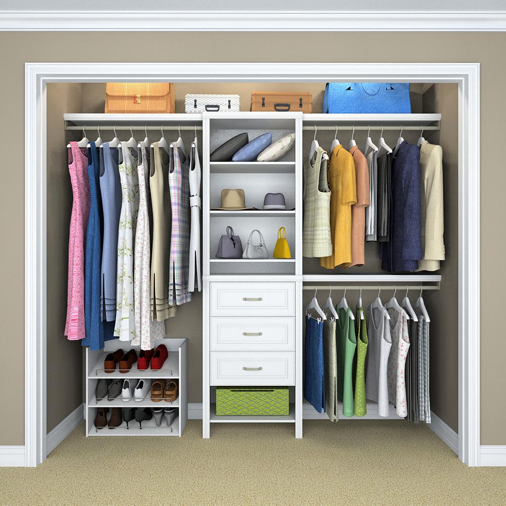 Closetmaid Impressions 14 57 In D X 120 W 83 H White Model 53863