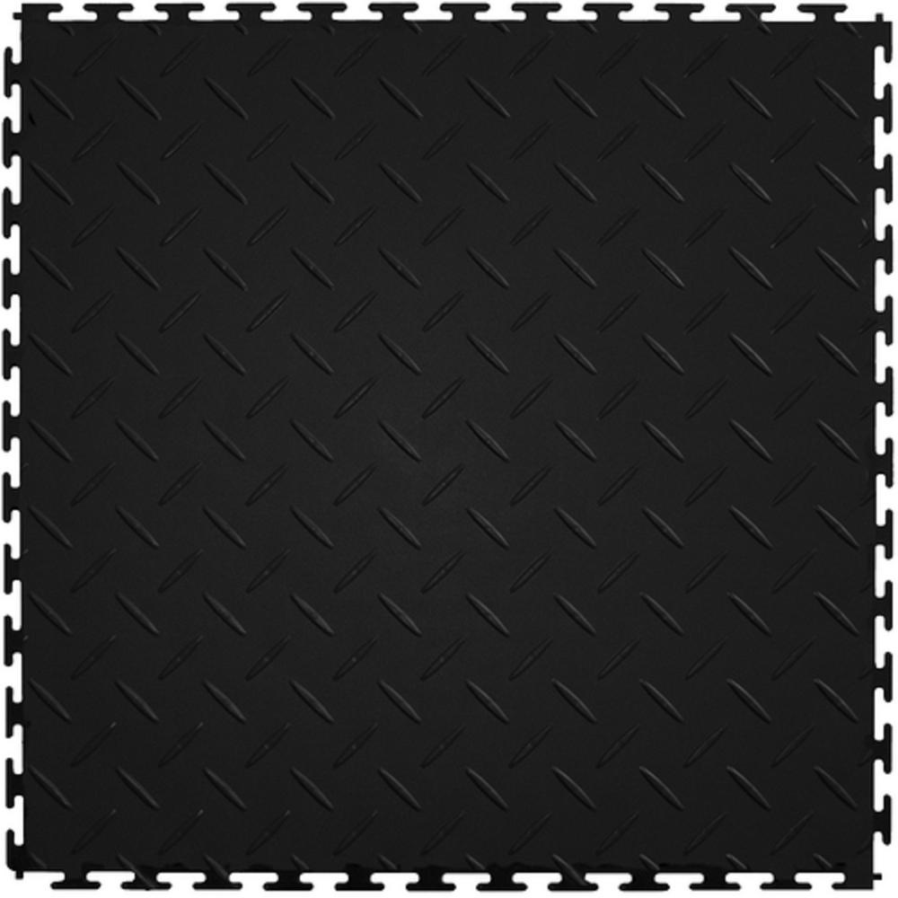 Supreme Garage Tiles Diamond Plate 1.71 ft. Width x 1.17 ft. Length ...