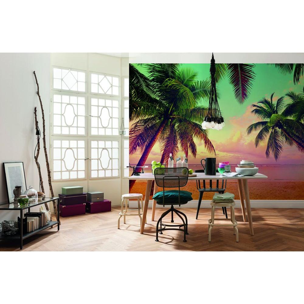Komar 100 in. H x 145 in. W Miami Wall Mural8967 The Home Depot