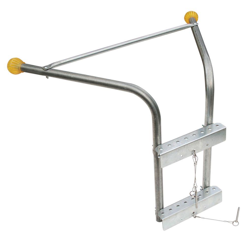 Roof Zone Ladder Stabilizer 485 The Home Depot