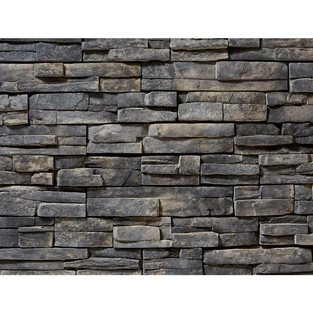 ClipStone Prostack Ash Flats 26 3 4 In X 16 In 8 Sq Ft Manufactured   Gray Natural Stone Finish Clipstone Manufactured Stone Csm 10 004 30 64 1000 