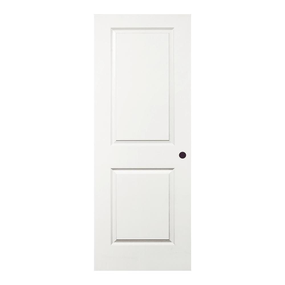 Steves & Sons 30 In. X 80 In. 2-Panel Square Top Primed White Classic ...