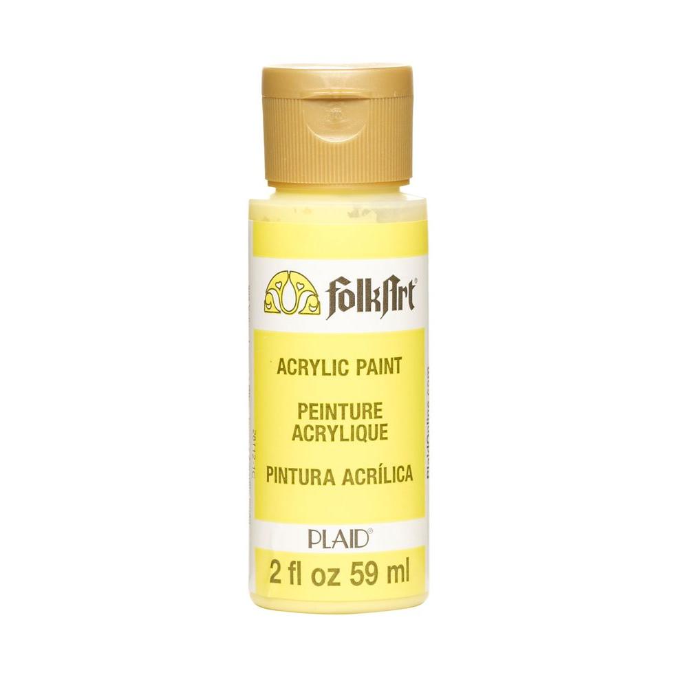 UPC 028995002267 product image for FolkArt Paints 2-oz. Yellow Lemon Acrylic Craft Paint JA226 | upcitemdb.com