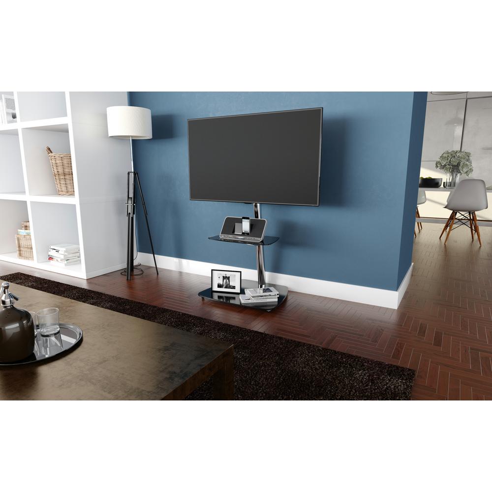 Avf Iseo Corner Pedestal Tv Stand For Tvs Up To 55 In