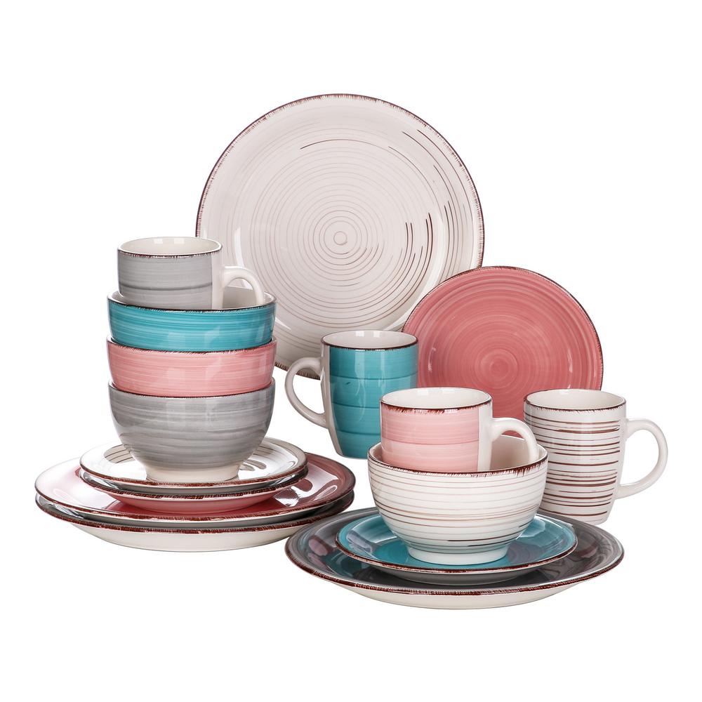 Vancasso Series Bella 16-Pieces Dinnerware Set Porcelain Dinner Set ...