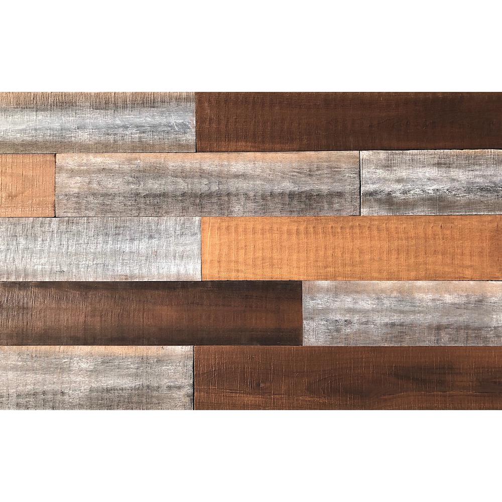 wood barn reclaimed paneling plank ft smart brown case 3d depot