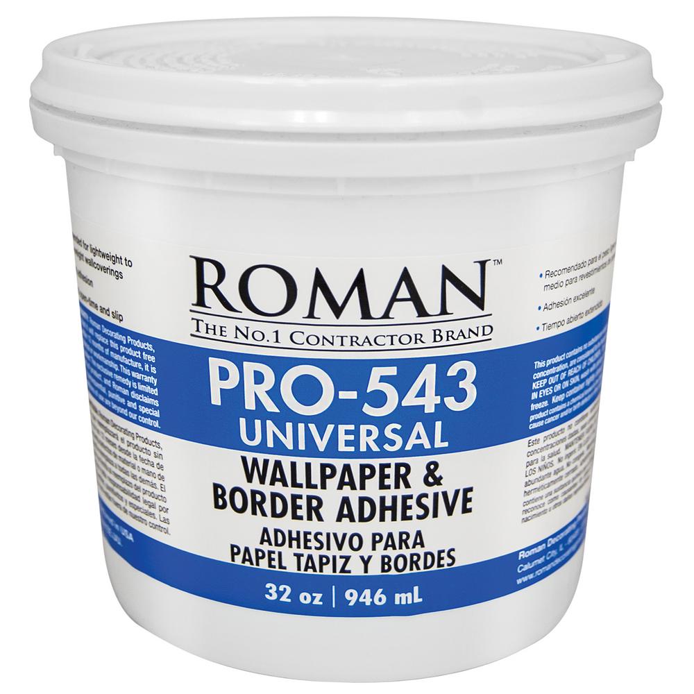 ROMAN PRO-543 1 qt. Universal Wallpaper Adhesive-209902 - The Home Depot