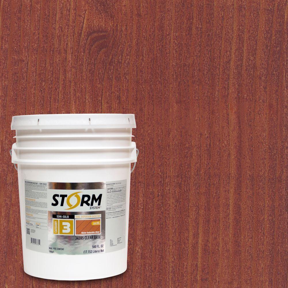 Storm System 5 gal. Redwood Exterior SemiSolid Dual Storm System 5 gal. Redwood Exterior SemiSolid Dual