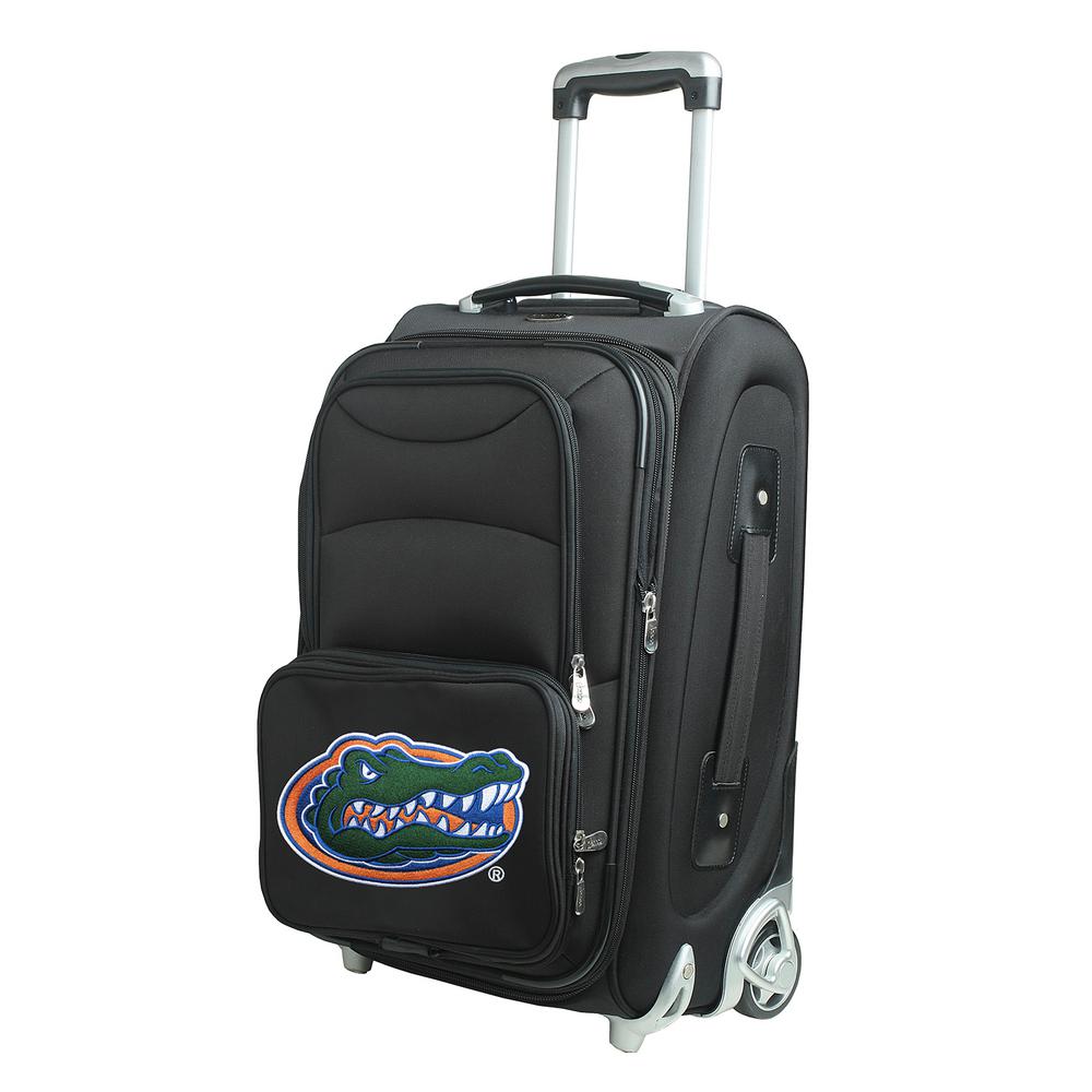 Denco NCAA Florida 21 in. Black Carry-On Rolling Softside Suitcase