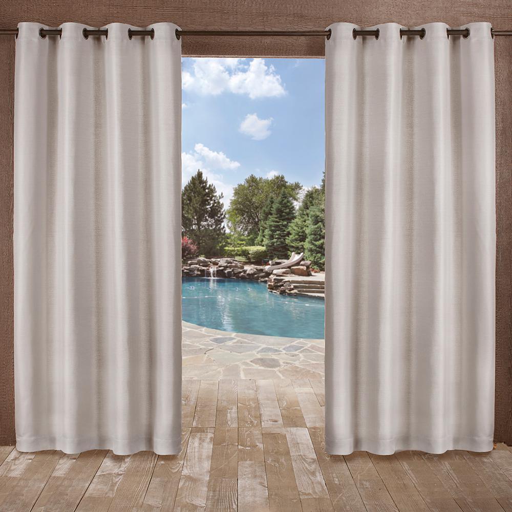 Delano 54 In W X 108 In L Indoor Outdoor Grommet Top Curtain
