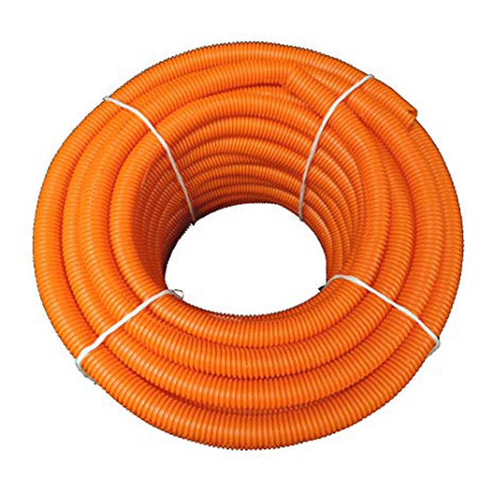HYDROMAXX 1/2 in. Dia x 50 ft. Orange Flexible Corrugated Polyethylene