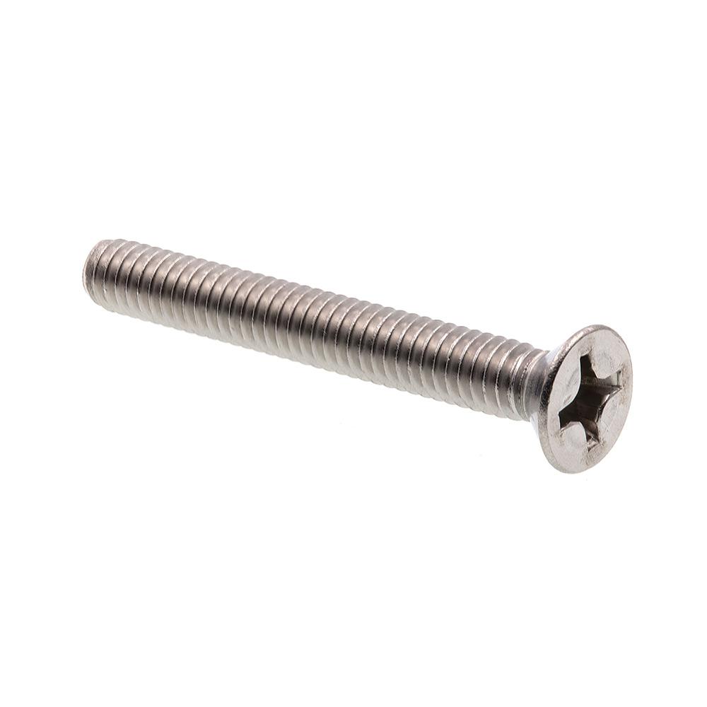 10-24 X 1//2 Phillips Flat Machine Screw Brass Package Qty 100