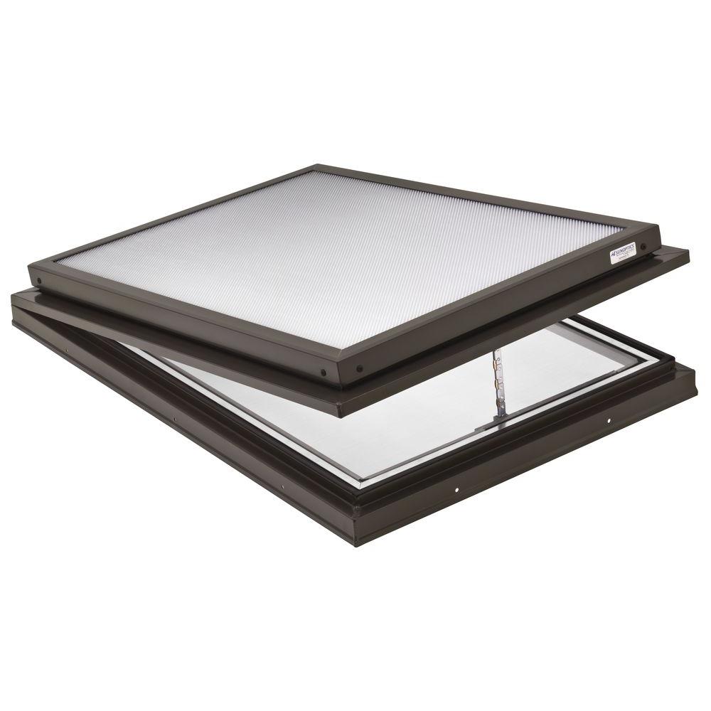 Sunoptics Prismatic 2 Ft X 3 Venting Curb Mounted Flat Skylight Venting Curb Mounted Flat Skylight