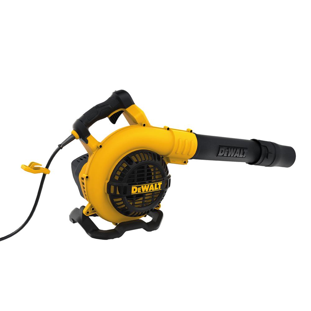 Dewalt 189 Mph 409 Cfm 12 Amp Corded Electric Handheld Leaf Blower Dwbl700 The Home Depot