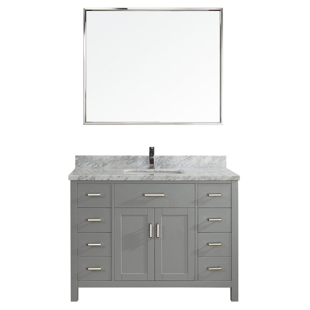 Studio Bathe Kalize II 48 in. W x 22 in. D Vanity in Oxford Gray with