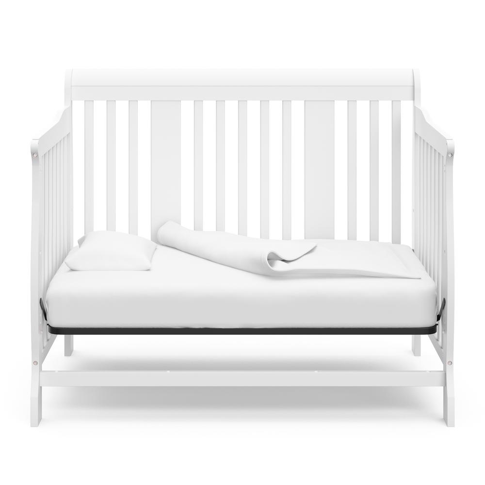 Storkcraft Tuscany White 4 In 1 Convertible Crib 04588 491 The