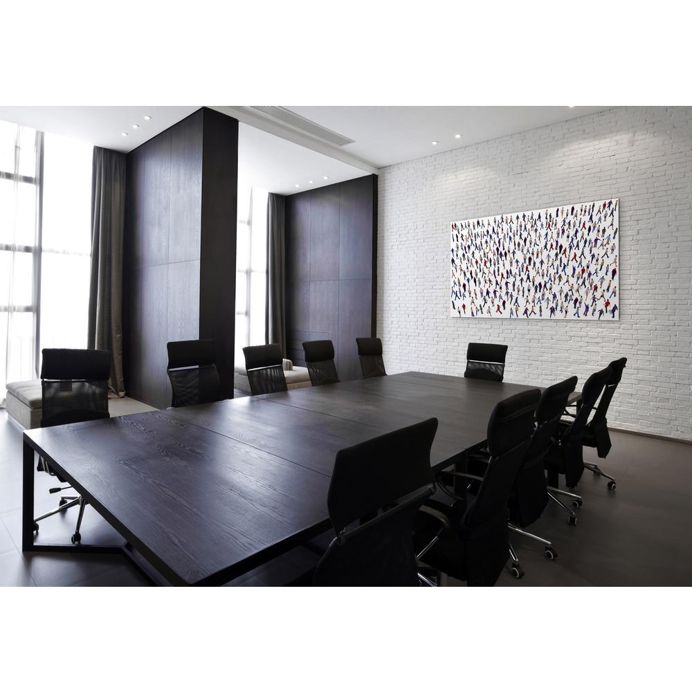 24 In X 48 Crowd Frameless Free Floating Tempered Glass