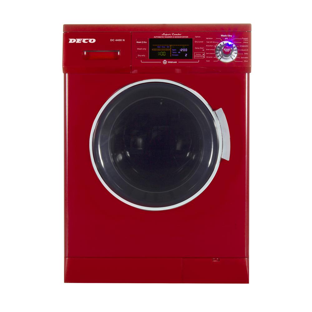 Deco 1.57 cu. ft. Merlot High -Efficiency Vented / Ventless Electric All In One Washer Dryer Ventless Reviews