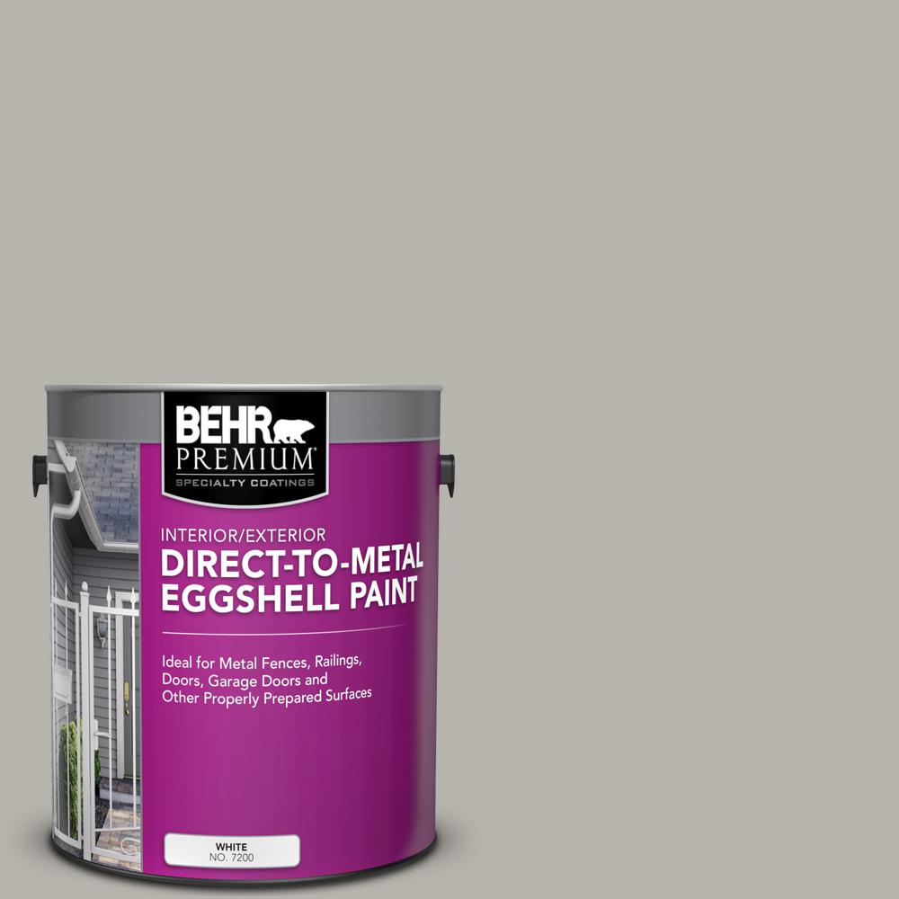 BEHR PREMIUM 1 gal. PPU2411 Greige Eggshell Direct to Metal Interior